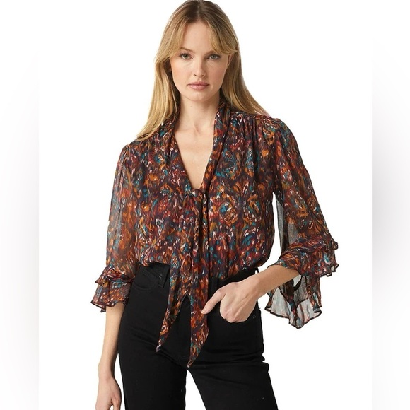 MISA Los Angeles Gigi Top in Peacock - Picture 12 of 12